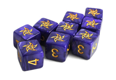 Elder Dice: Astral Elder Sign Dice - Mystic Purple d6 Set