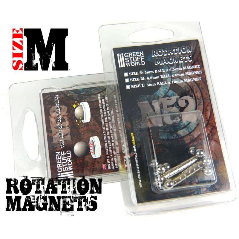 Rotation Magnets - Size M (Green Stuff World)