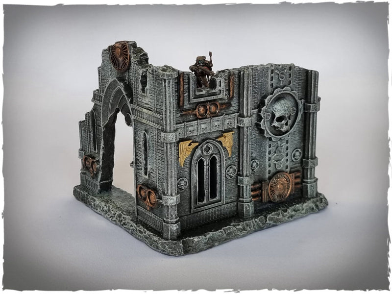 Prepainted scenery - gothic ruins 