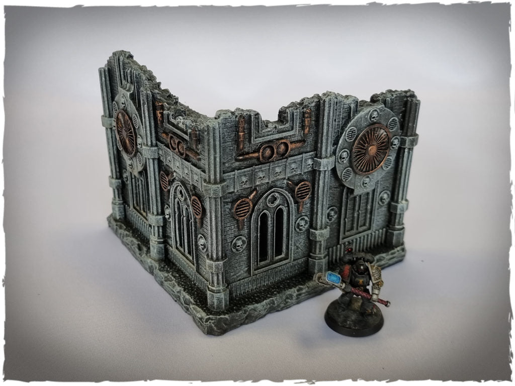 Prepainted scenery - gothic ruins #2