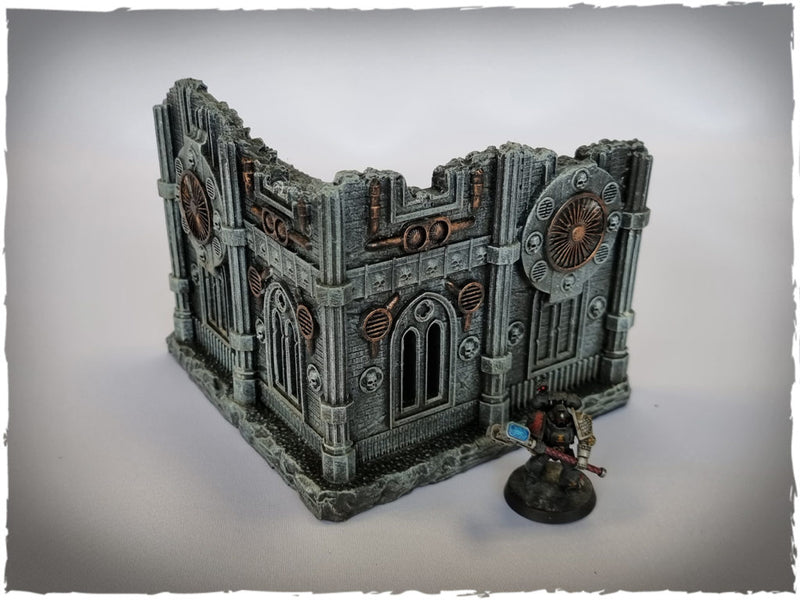 Prepainted scenery - gothic ruins 