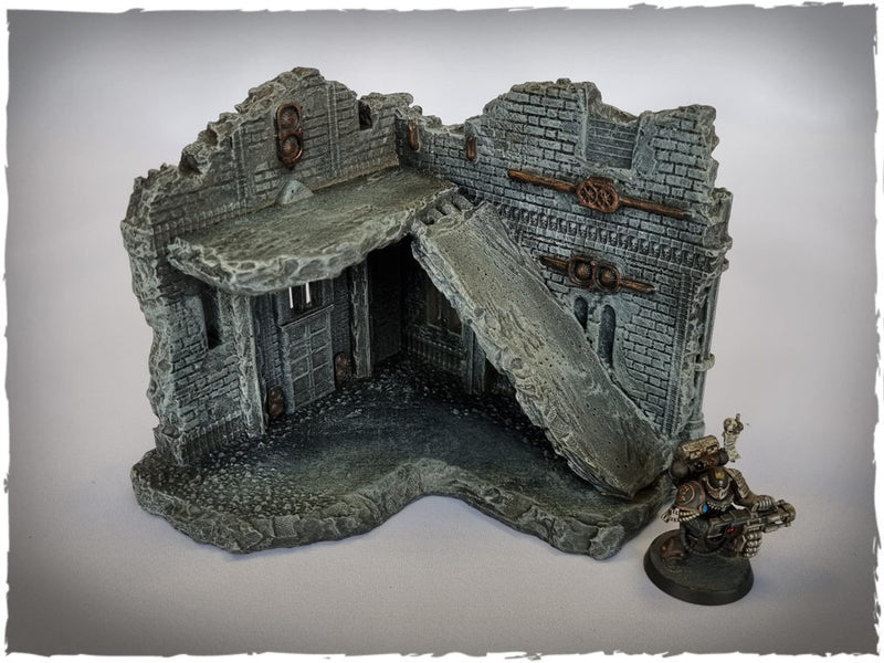 Prepainted scenery - gothic ruins 