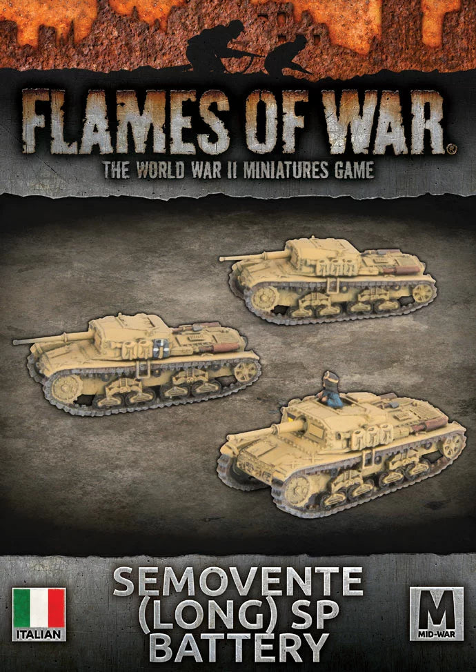 Flames of War: Semovente (Long 75mm) Assault Guns (x3) (IBX22)