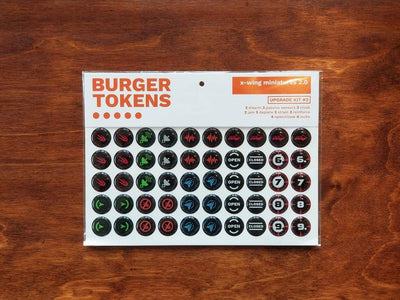 Upgrade #2: X-Wing Miniatures Game 2.0 Tokens (Burger Tokens)