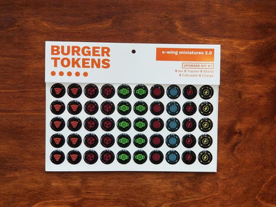 Upgrade: X-Wing Miniatures Game 2.0 Tokens (Burger Tokens)