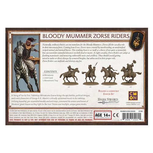 A Song of Ice & Fire: Bloody Mummers Zorse Riders