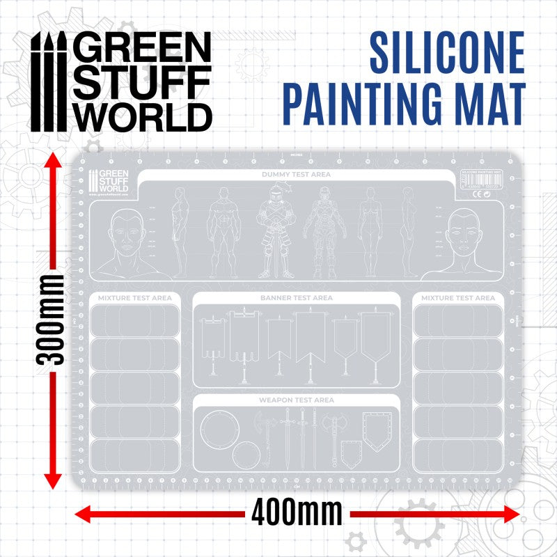 Silicone Painting Mat 400x300mm (Green Stuff World)