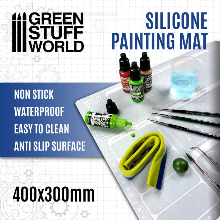 Silicone Painting Mat 400x300mm (Green Stuff World)