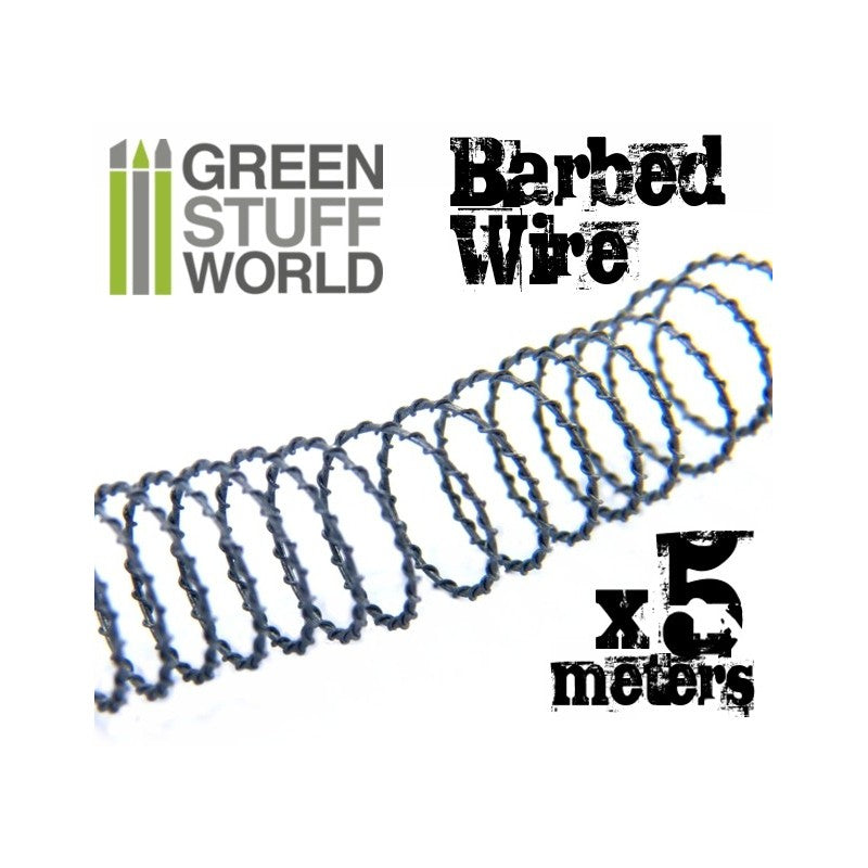 Simulated BARBED WIRE - 1/48-1/52 (30mm) (Green Stuff World)