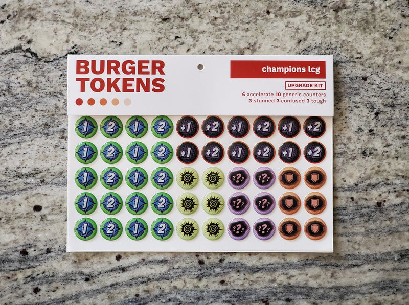 Marvel Champions: The Card Game - Upgrade Tokens (Burger Tokens)