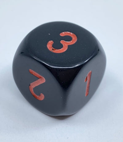 Opaque 16mm D3 - Black/red (XQ0318) - Chessex