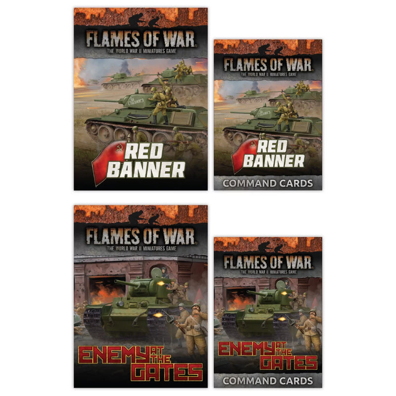 Flames of War: Soviet Eastern Front Unit and Command Cards (FW257-SCB)