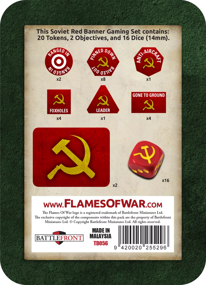 Flames of War: Soviet Red Banner Gaming Set (TD056)