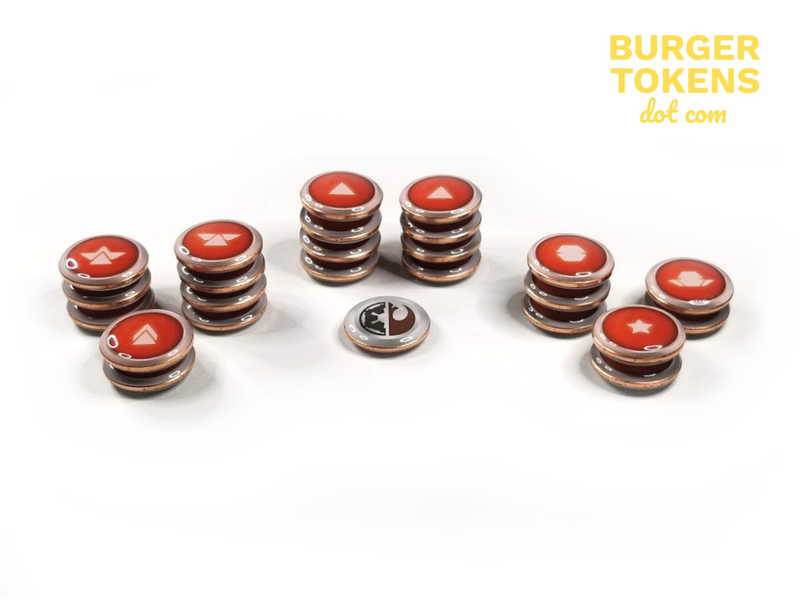 Star Wars: Legion Order Tokens (Burger Tokens)