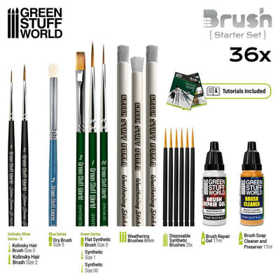 Starter Brush Set (Green Stuff World)