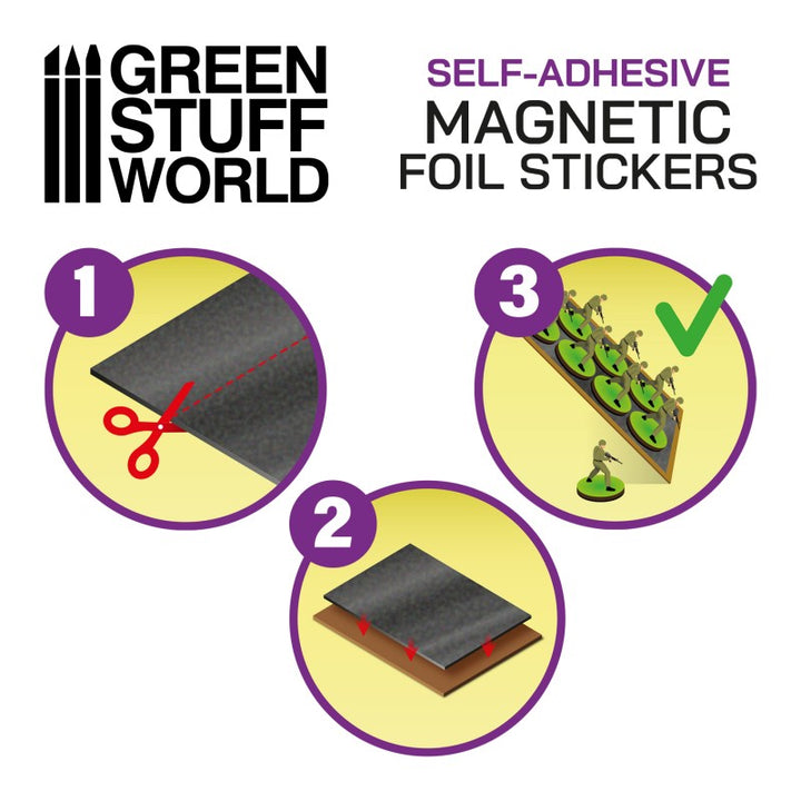 Rubber Steel Sheet - Self Adhesive (Green Stuff World)