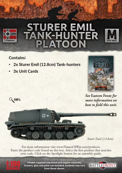 Flames of War: Sturer Emil Tank-hunter Platoon (GBX191)