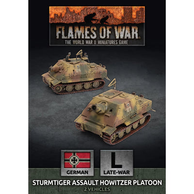 Flames of War: Sturmtiger (38cm Rocket) Assault Howitzer Platoon (x2) (GBX184)