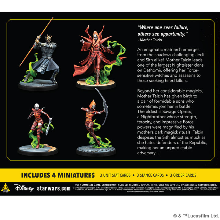 Star Wars: Shatterpoint - Witches of Dathomir: Mother Talzin Squad Pack