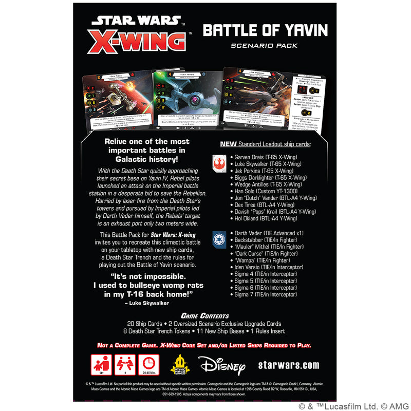 Star Wars: X-Wing (Second Edition) - Battle of Yavin Battle Pack