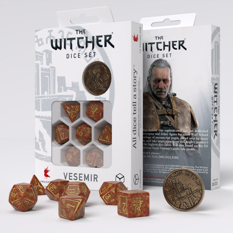 The Witcher Dice Set: Vesemir - The Wise Witcher (Q-Workshop) (SWVE03)