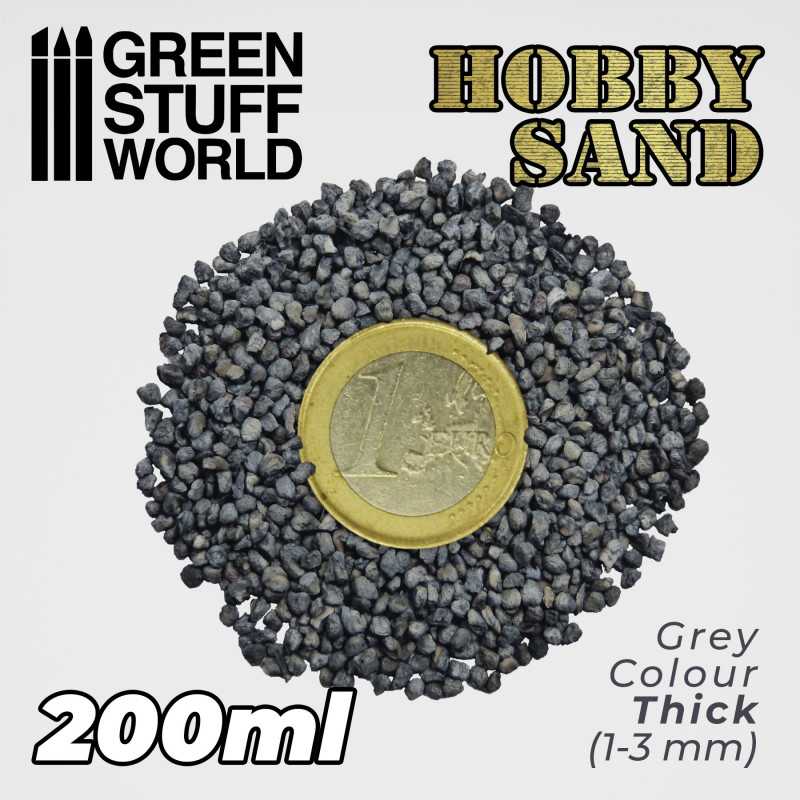 Thick Hobby Sand - Dark Grey 200ml (Green Stuff World)