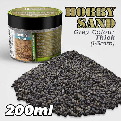 Thick Hobby Sand - Dark Grey 200ml (Green Stuff World)