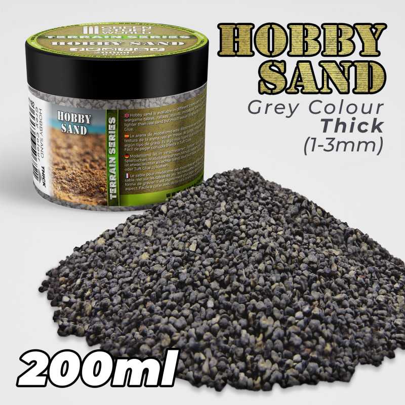 Thick Hobby Sand - Dark Grey 200ml (Green Stuff World)