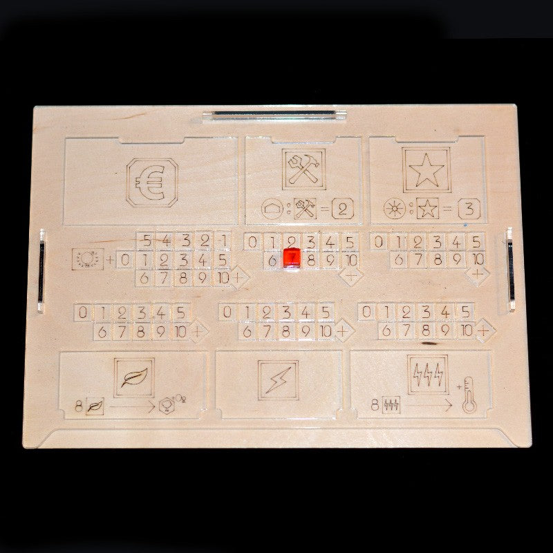 Terraforming Mars Overlay - Engraved (LaserOx) (LTMO-E)