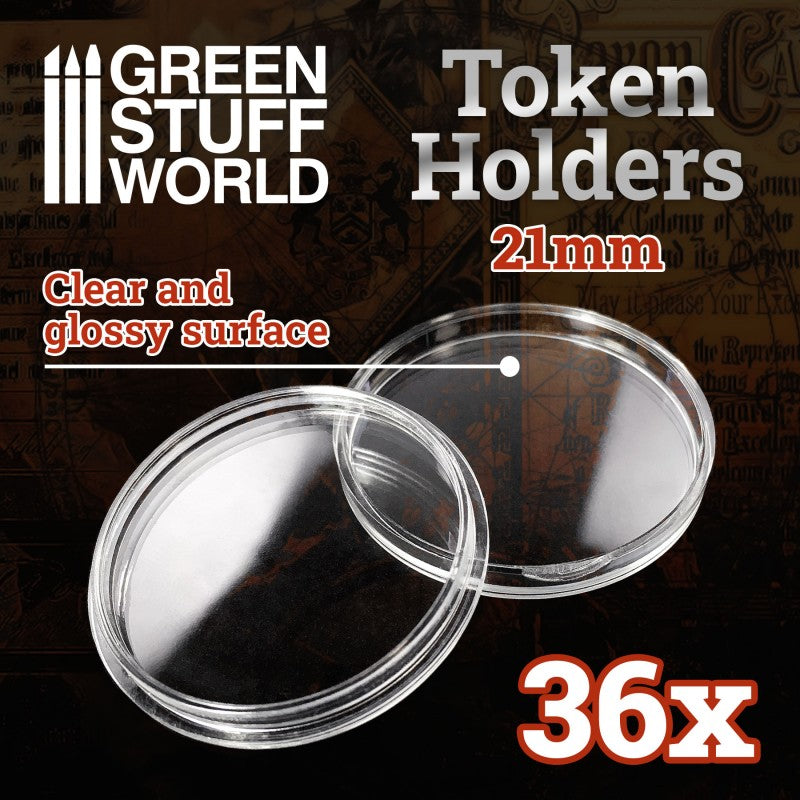 Token Holders 21mm (Green Stuff World)