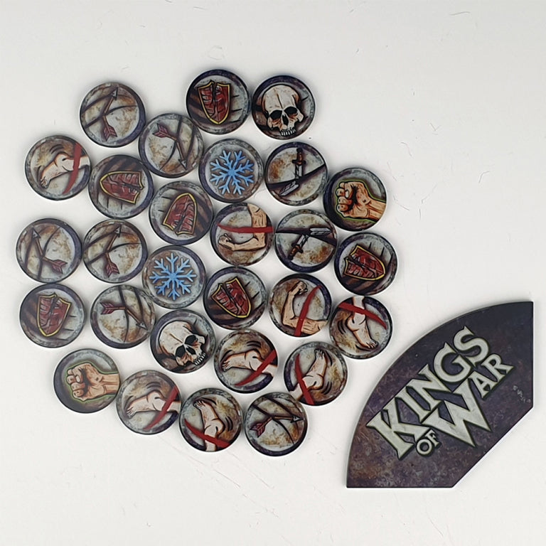 Kings of War: Game Token Set & Arc Template