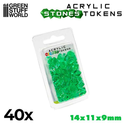 Tokens - Green Warpstones (Green Stuff World)