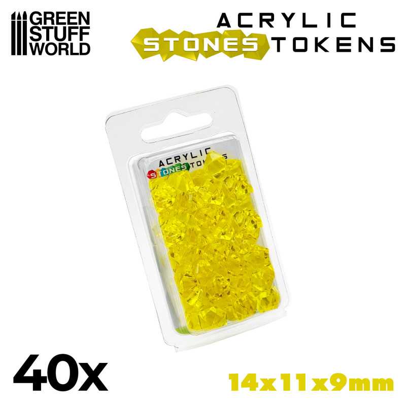 Tokens - Yellow Stones (Green Stuff World)