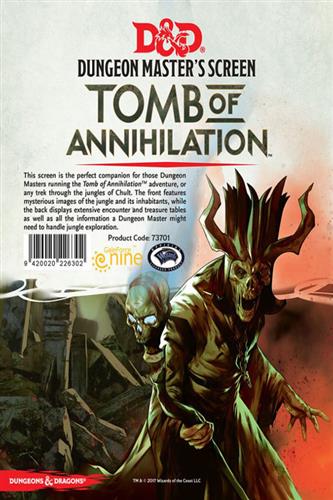 Dungeons & Dragons (5th Edition):  Tomb Of Annihilation DM Screen