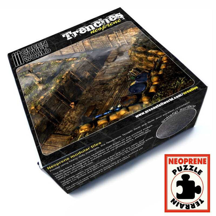 Trenches - Neoprene Terrain Set (Green Stuff World)