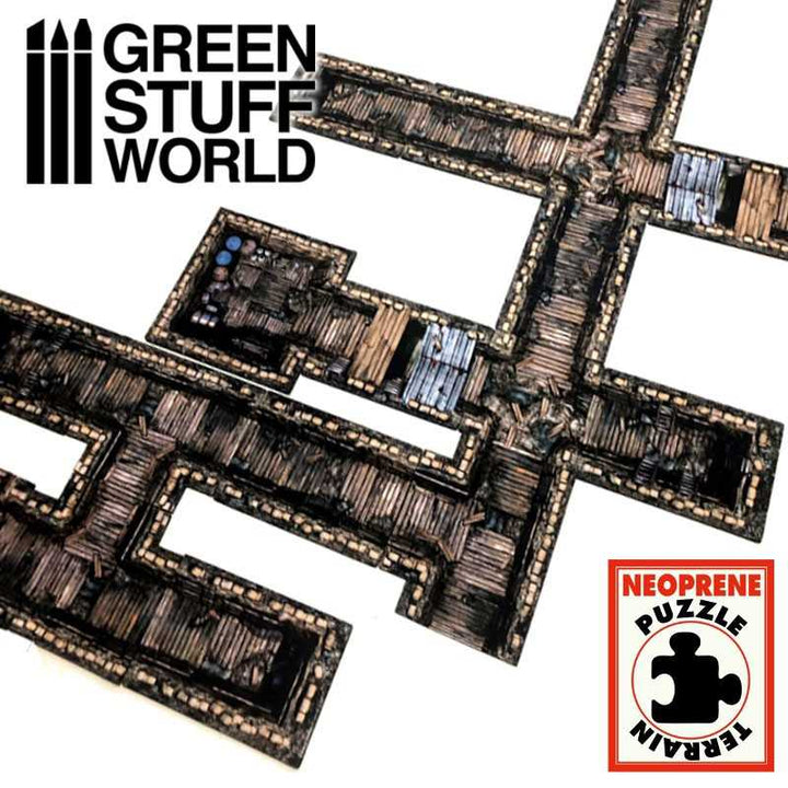 Trenches - Neoprene Terrain Set (Green Stuff World)