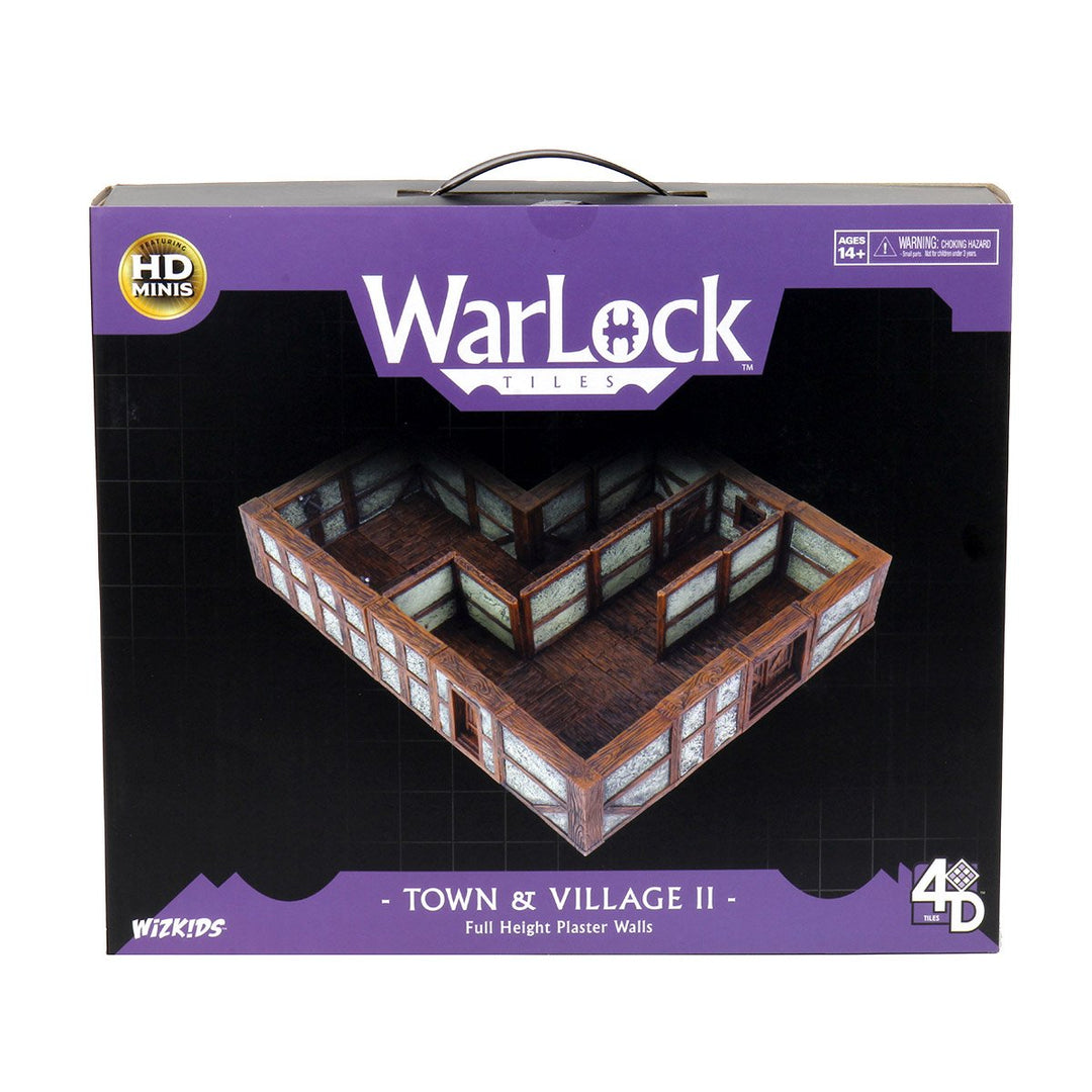 WarLock Tiles: Town & Village II - Full Height Plaster Walls