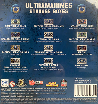 Warhammer 40,000: Heroes of Black Reach – Ultramarines Storage Box