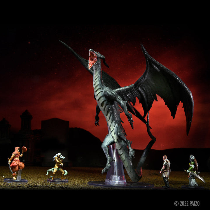 Pathfinder Battles: Impossible Lands - Adult Umbral Dragon Boxed Figure