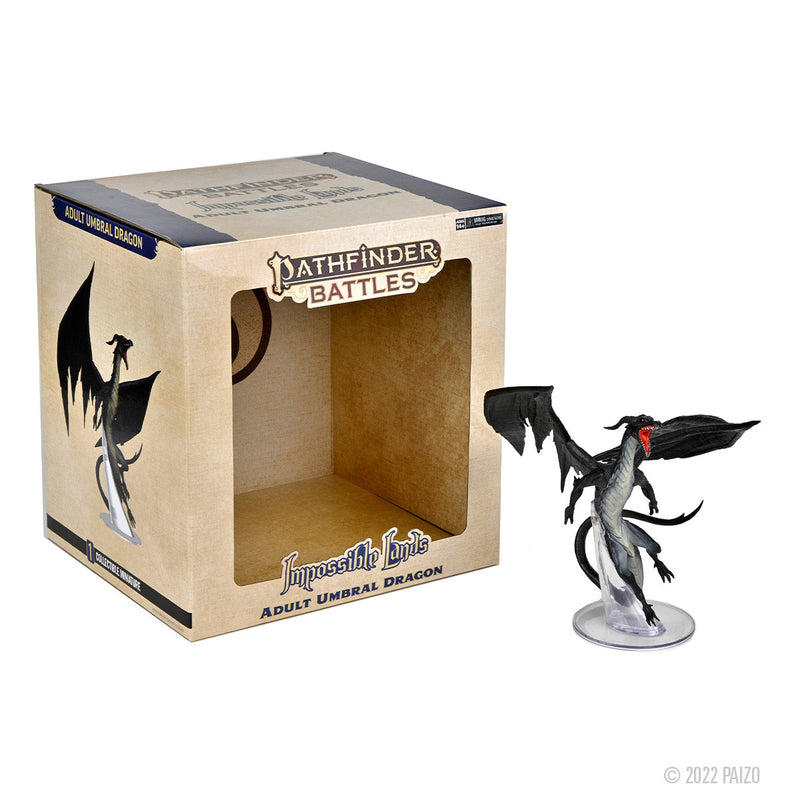 Pathfinder Battles: Impossible Lands - Adult Umbral Dragon Boxed Figure