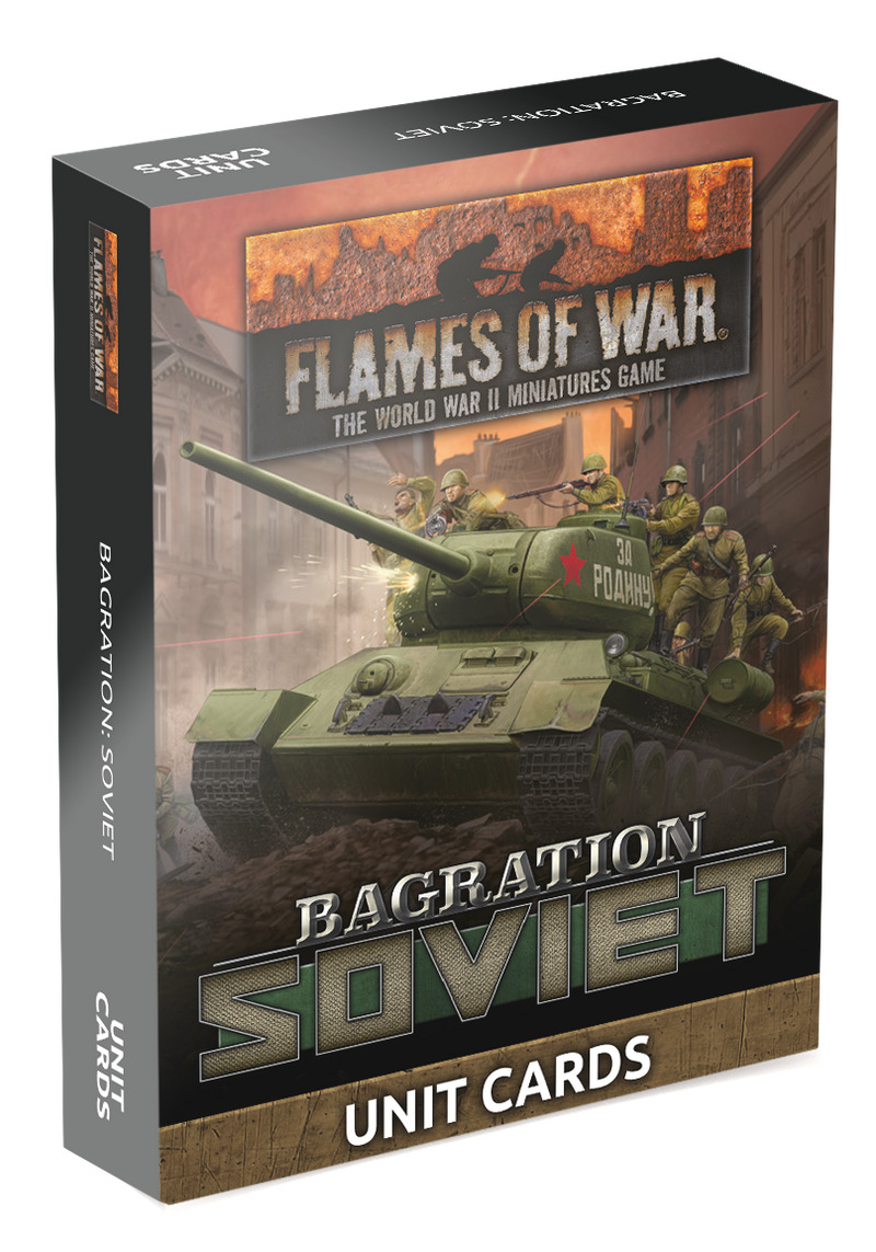 Flames of War: Bagration: Soviet Unit Cards (FW266U)