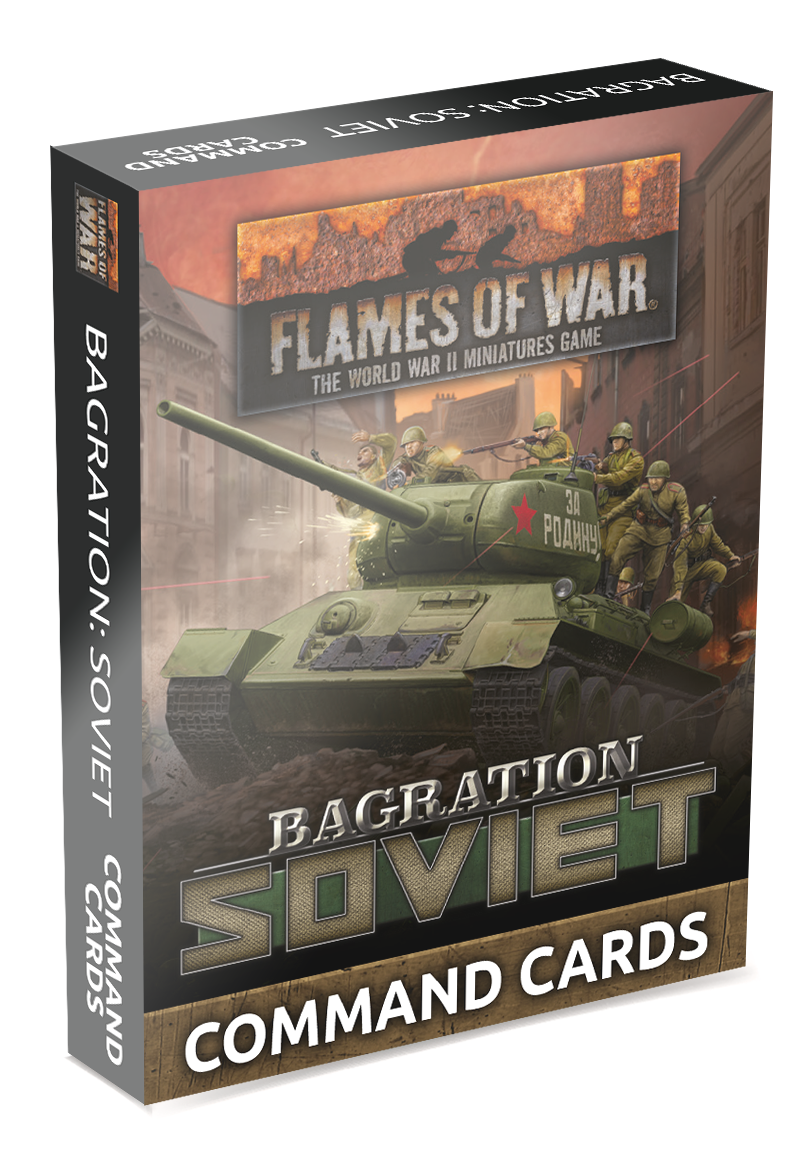 Flames of War: Bagration: Soviet Command Cards (FW266C)