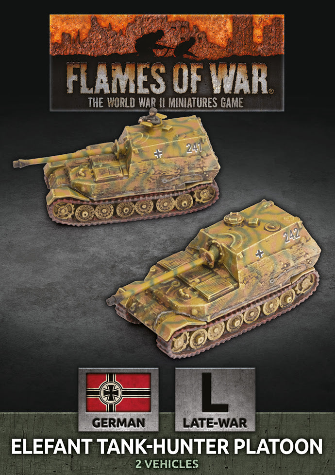 Flames of War: Elefant Tank-Hunter Platoon (x2) (GBX163)