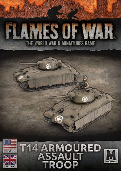 Flames of War: T14 (75mm) Assault Tanks (x2) (BBX70)