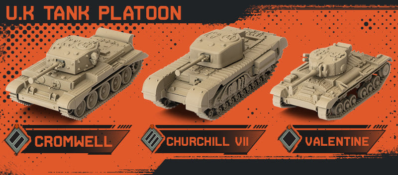 World of Tanks: U.K. Tank Platoon (Cromwell, Churchill VII, Valentine) (WOT65)