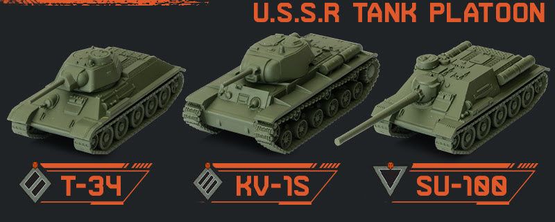 World of Tanks: U.S.S.R. Tank Platoon (T-34, KV-1s, SU-100) (WOT64)