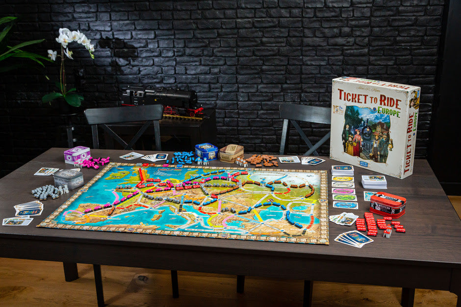 Ticket to Ride: Europe - 15th Anniversary Edition (engelsk)