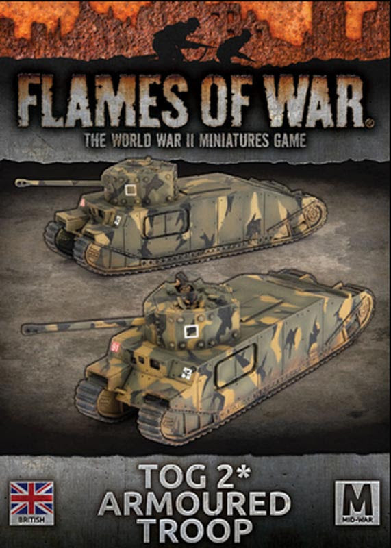Flames of War: TOG 2* (17pdr) Tanks (x2) (BBX68)