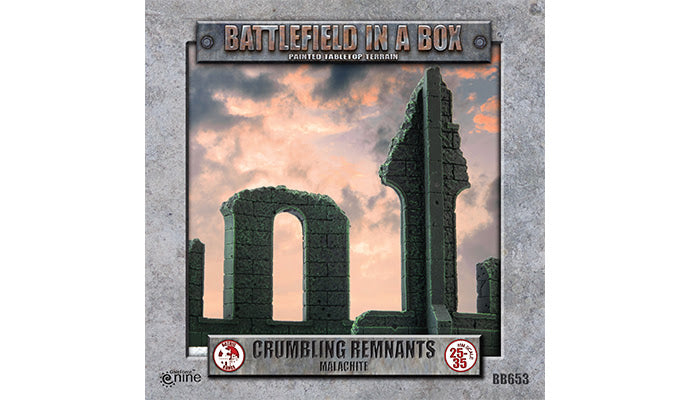 Battlefield in a Box: Gothic Battlefields - Crumbling Remnants - Malachite (x2) (BB653)