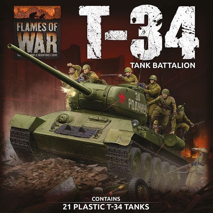 Flames of War: Soviet LW T-34 Army Deal (SUAB12)